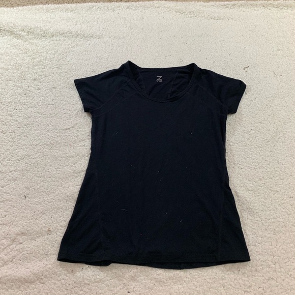 Z by Zella scoop neck favorite black t shirt - Picture 2 of 6